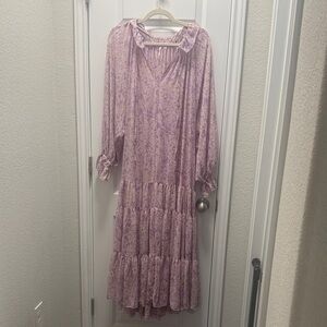 Free People Feeling Groovy Purple Maxi Dress
